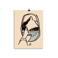 Impresión digital "Favorite View · Mountain"