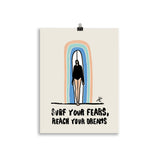 Impresión digital "Surf your fears"