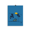 Impresión digital "Under the full moon"