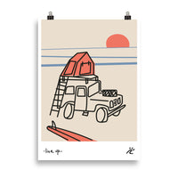 Impresión digital "Line up"