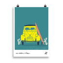 Impresión digital "DOS CABALLOS Y UN TABLÓN"