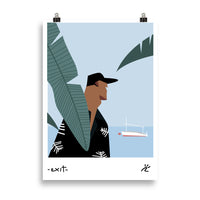 Impresión digital "EXIT"