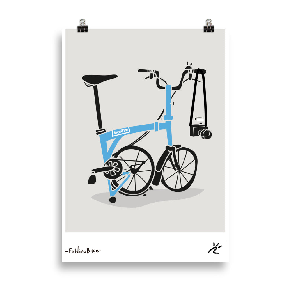 Impresión digital "FOLDING BIKE"
