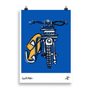 Impresión digital "BACKMOTO"