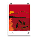 Impresión digital "LONG BYE"