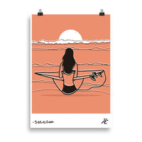 Impresión digital "SEE US SOON"