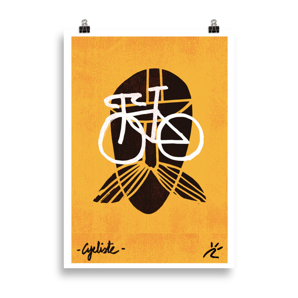 Impresión digital "CYCLISTE"