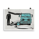 Impresión digital "Free days"