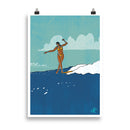 Impresión digital "Turquoise"