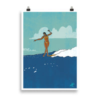 Impresión digital "Turquoise"