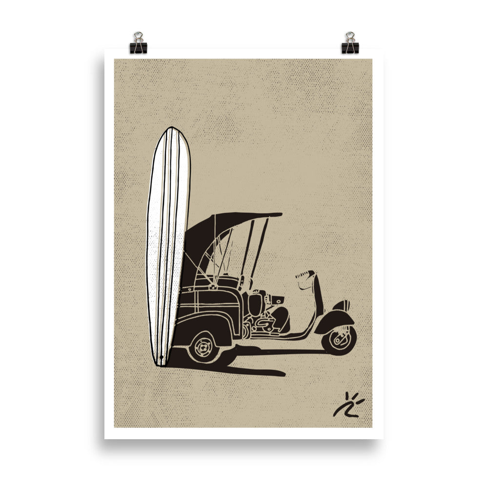 Impresión digital "Long Vibes"