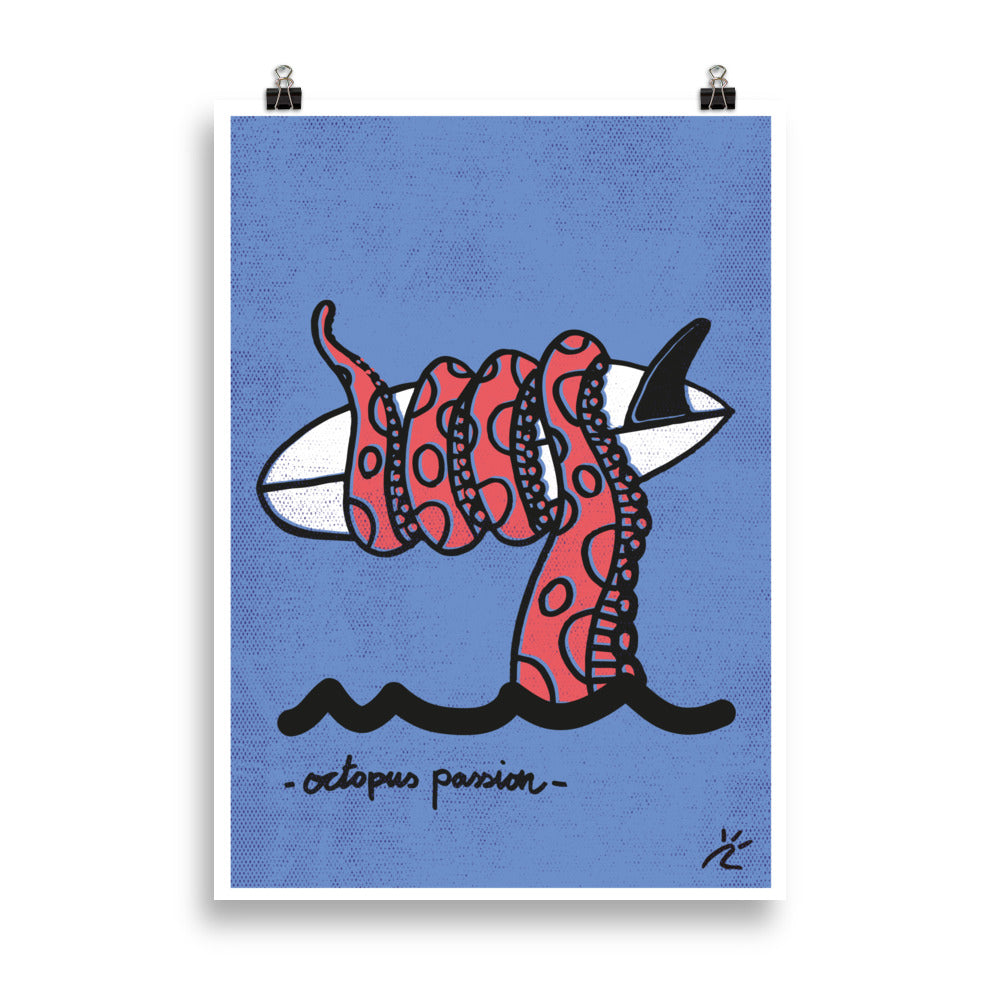 Impresión digital "Octopus passion"