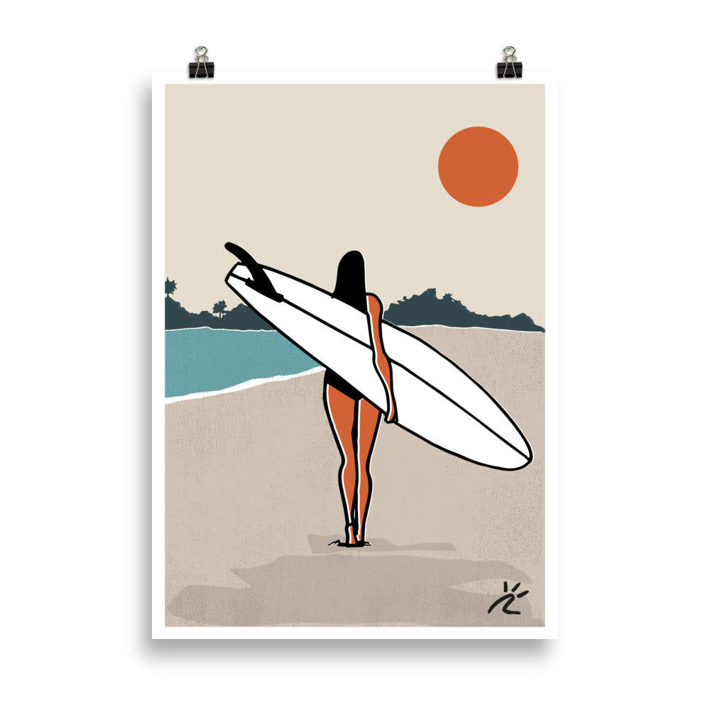 Impresión digital "Sand Walk"