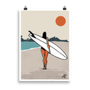 Impresión digital "Sand Walk"