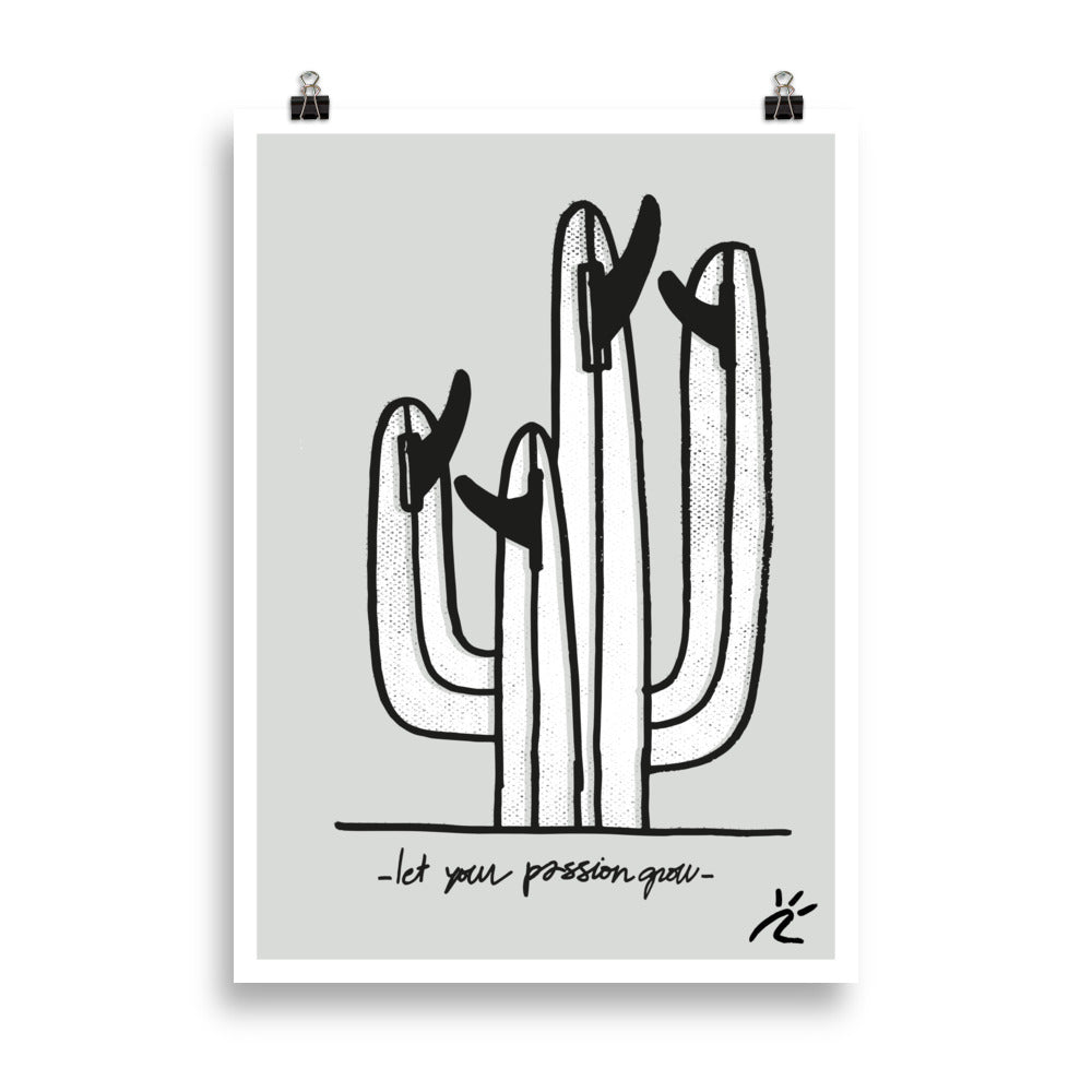 Impresión digital "Cactus"