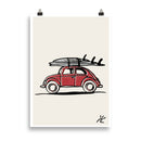 Impresión digital "Surfer Beetle"