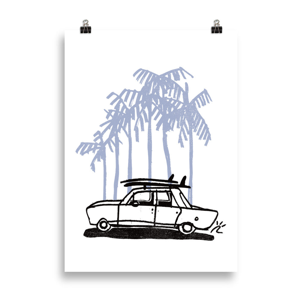 Impresión digital "Under the Palm"