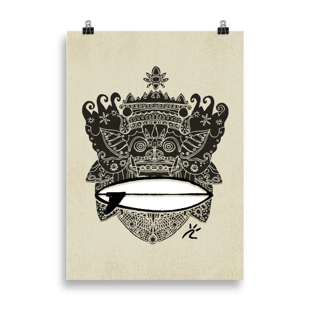 Impresión digital "Bali Mask"