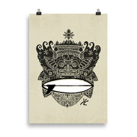 Impresión digital "Bali Mask"