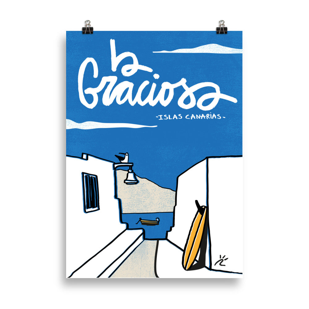 Impresión digital "LA GRACIOSA"