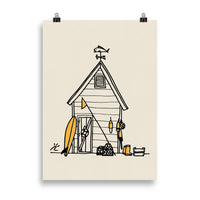 Impresión digital "Fisherman's house"