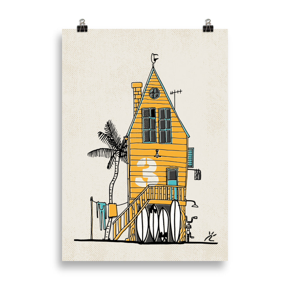 Impresión digital "The Beach House"