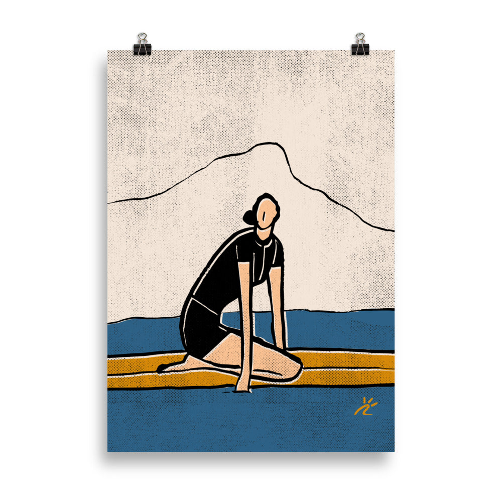 Impresión digital "BLUE MOUNTAIN"