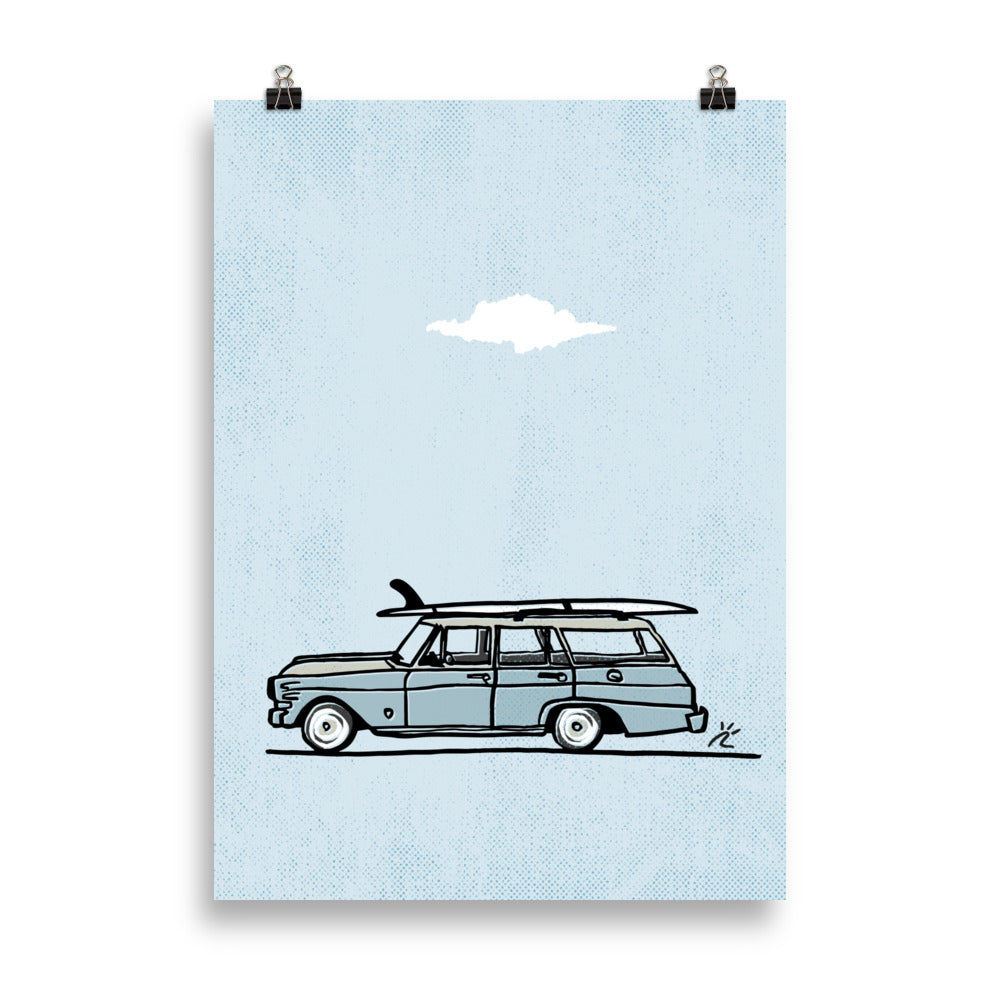 Impresión digital "Cloudy Day"