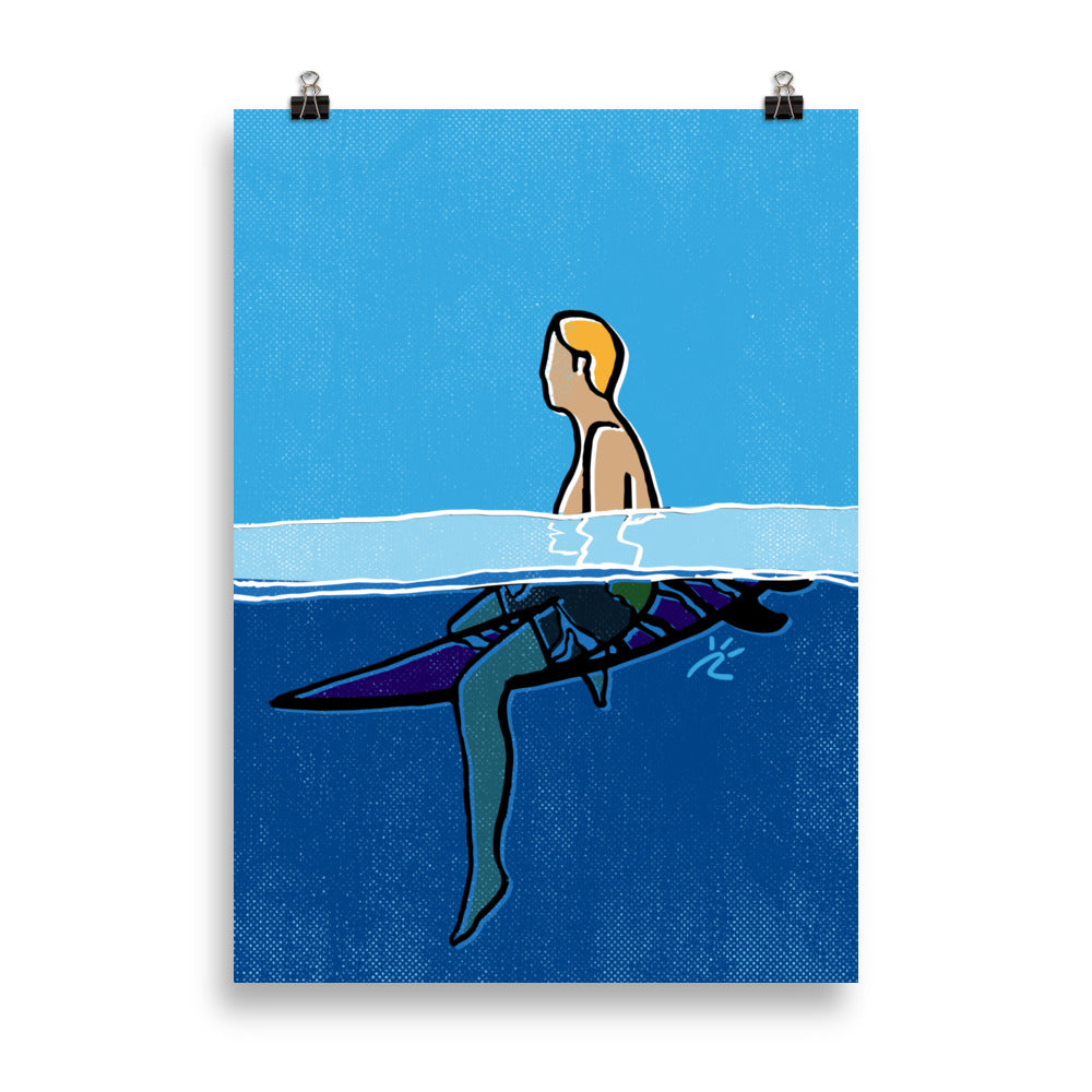 Impresión digital "FREE SURF"