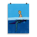 Impresión digital "FREE SURF"