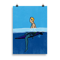 Impresión digital "FREE SURF"