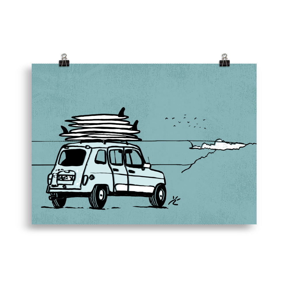 Impresión digital "Moroccan Surf Adventures"