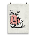 Impresión digital "Wheels and waves"