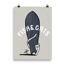 Impresión digital "Fish and cats"