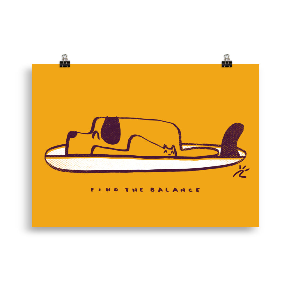 Impresión digital "Find the balance"