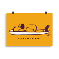 Impresión digital "Find the balance"