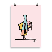 Impresión digital "Poncho time - Bodyboard Edition"