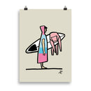 Impresión digital "Poncho time - Surf Edition"