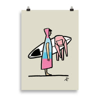 Impresión digital "Poncho time - Surf Edition"