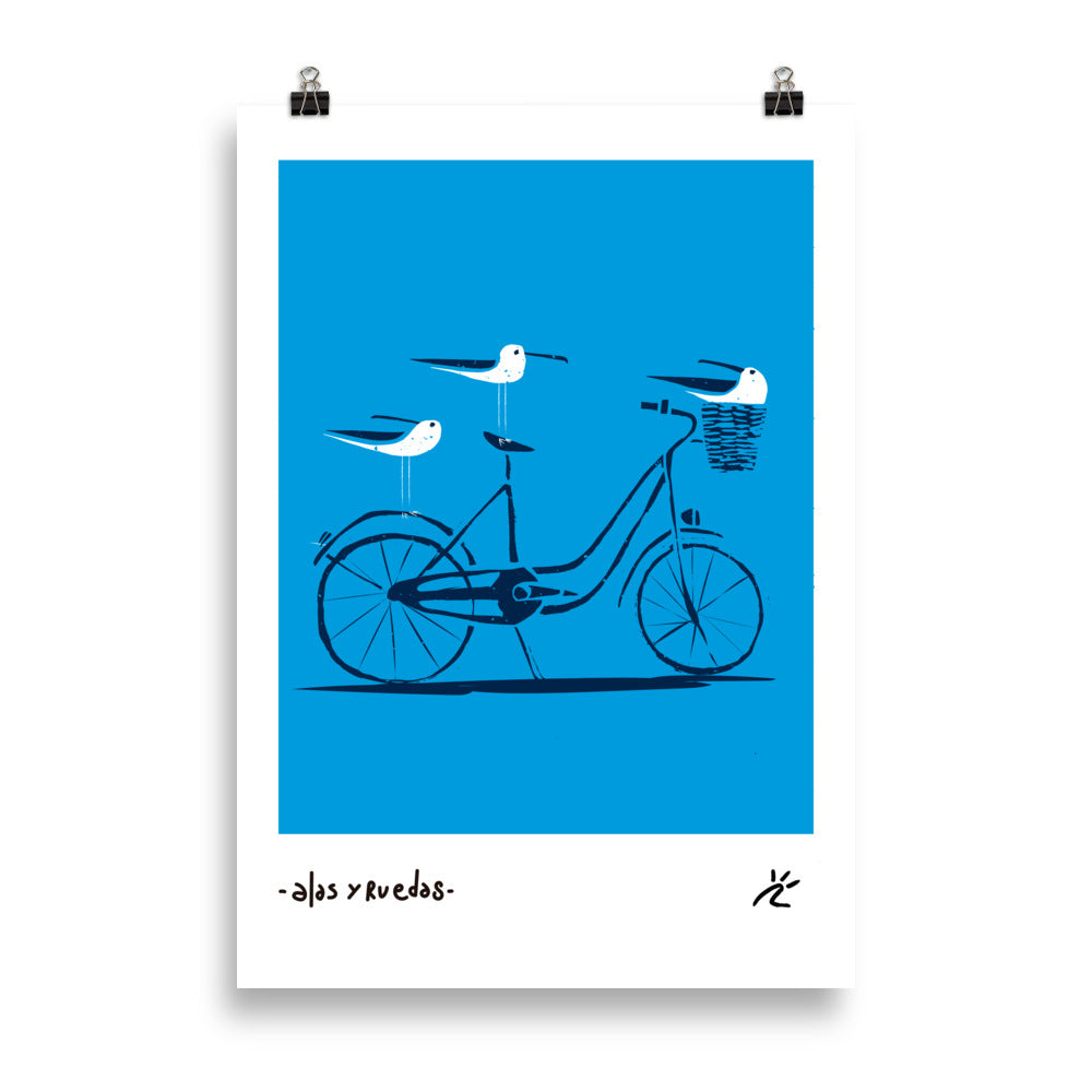 Impresión digital "ALAS Y RUEDAS"