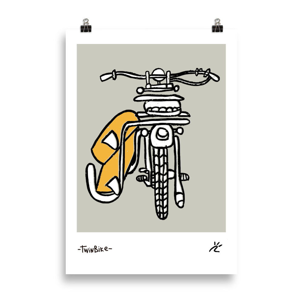 Impresión digital "TWINBIKE"