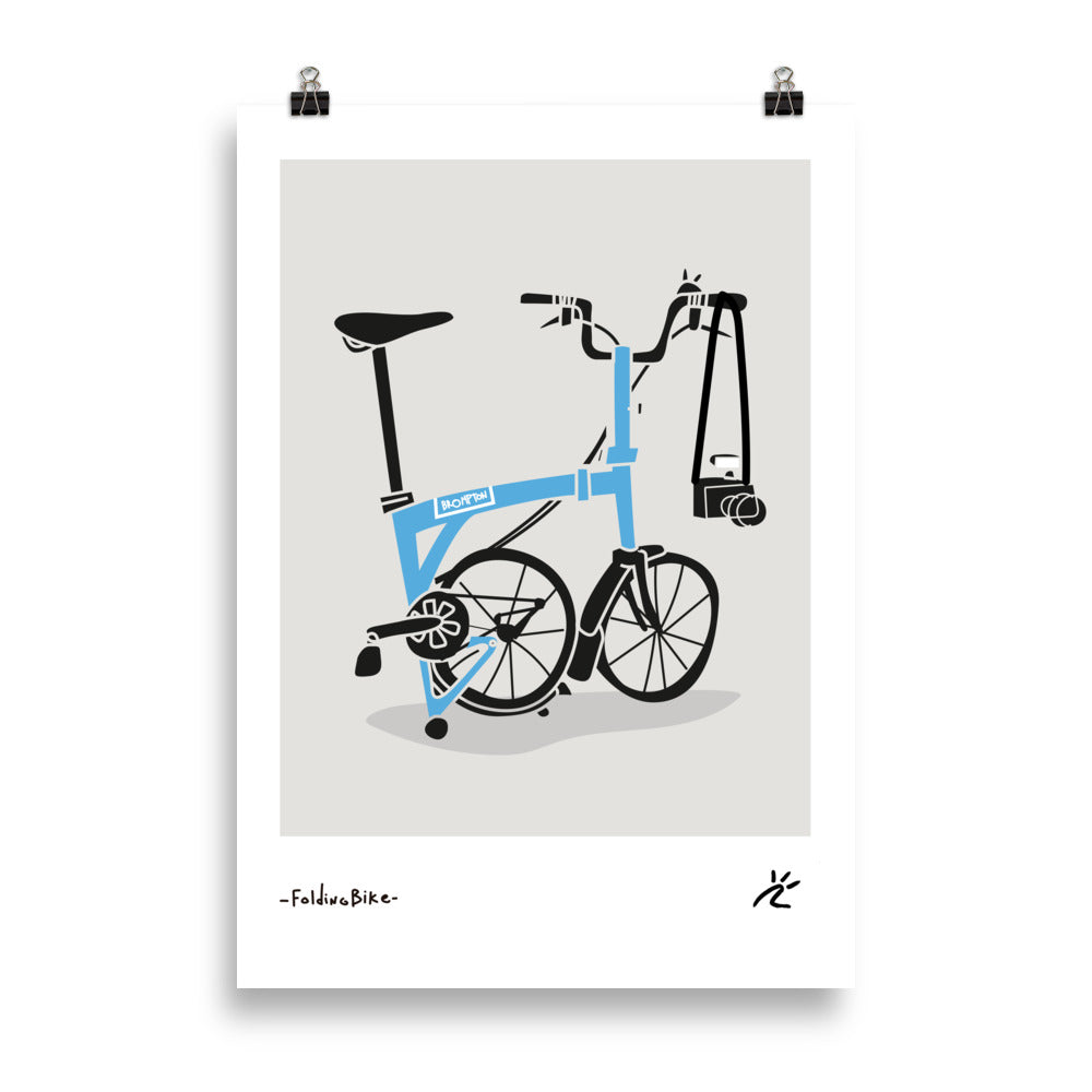 Impresión digital "FOLDING BIKE"
