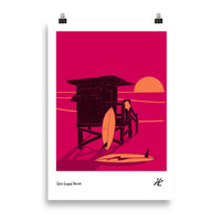 Impresión digital "LIFEGUARD HOUSE"