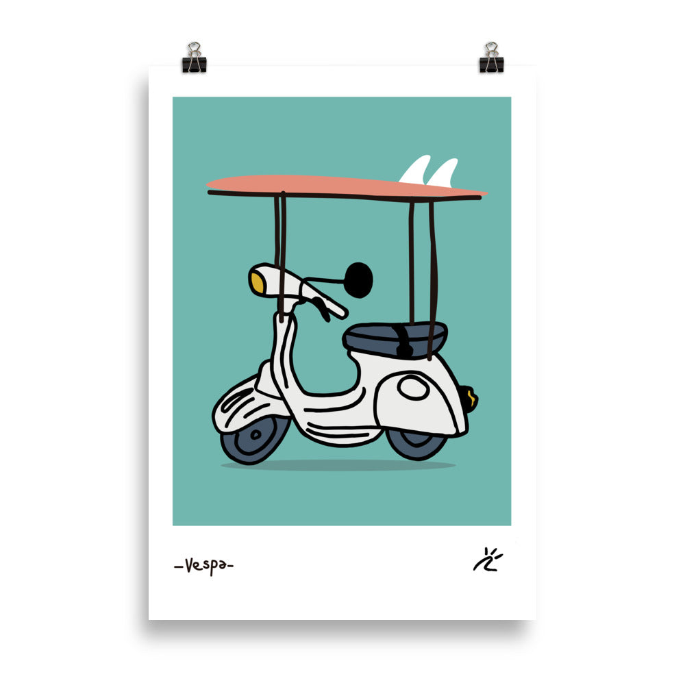 Impresión digital " VESPA"