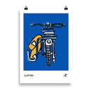 Impresión digital "BACKMOTO"