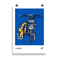 Impresión digital "BACKMOTO"