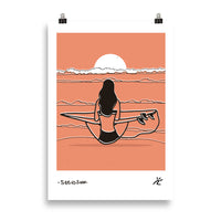 Impresión digital "SEE US SOON"