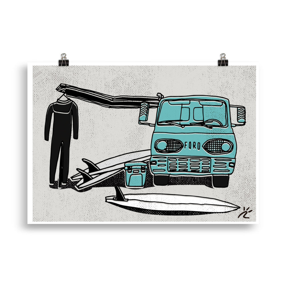 Impresión digital "Free days"