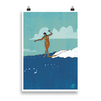 Impresión digital "Turquoise"