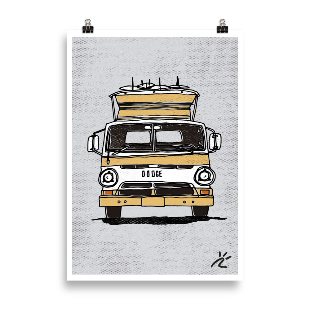 Impresión digital "DODGE"